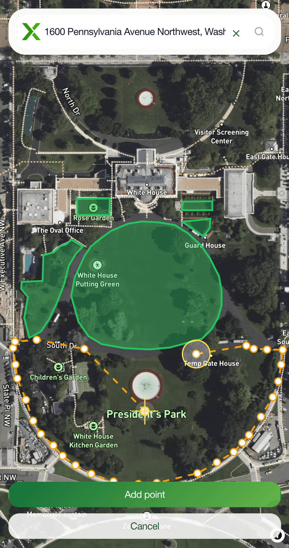 Mobile instant quote map preview